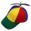 Colorful Rainbow Rotating Propeller Baseball Cap For Kids-2pics 5