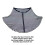 Verstellbarer Polyester-Sonnenschutz-Halsschutz-Krageneinsatz-2 4