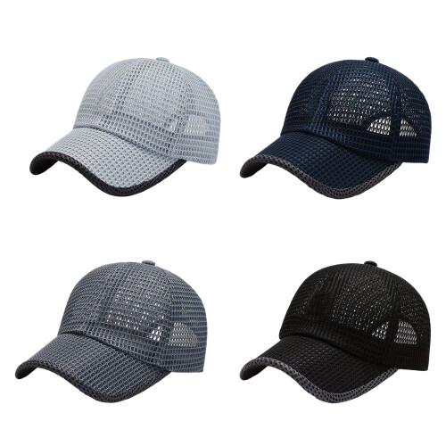 Sportlicher Unisex-Sonnenhut,-Schwarz 1