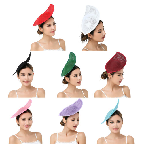 Derby Hat Fascinator Base voor bruiloft modevak DIY-roze 1