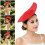 Derby Hat Fascinator Base voor bruiloft modevak DIY-roze 3