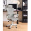 Beliani Office Chair IGNIS Faux Leather Light Grey 2