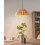 Beliani Pendant Lamp WERU Wicker Natural 2