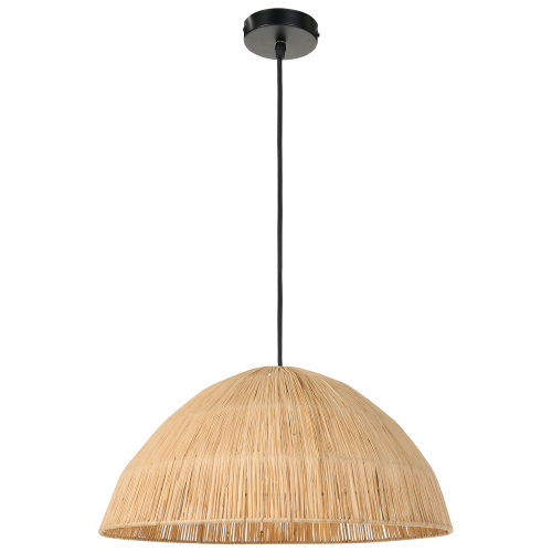 Beliani Pendant Lamp WERU Wicker Natural 2