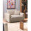 Beliani Armchair JUBEK Fabric Beige 2