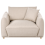 Beliani Armchair JUBEK Fabric Beige 4