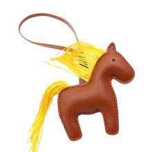 Multifunctional Leather Keychain Accessory-Coffee Color