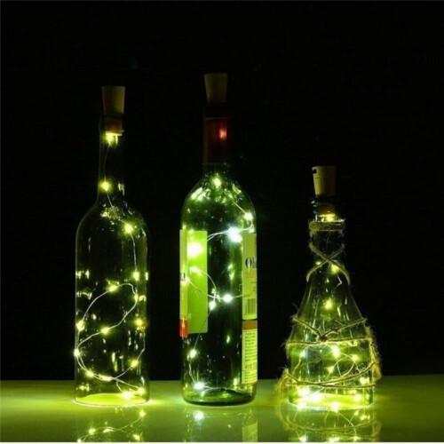 LED Wine Bottle Cork Lights Copper Wire 2M 20 LED
