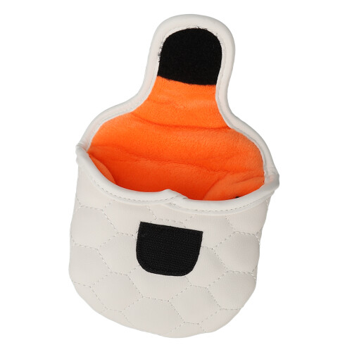 White PU Head Cover Golf