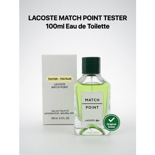 Lacoste Lacoste Match Point Eau de Toilette Tester 100ml