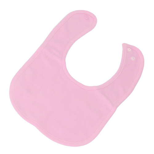 Practical Baby Bib Snap Fastener Cotton Pure 1