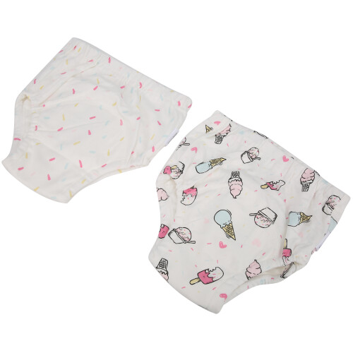 Cotton Infant Training Pants 2Pcs Reusable 2