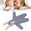 Newborn Blue Jumpsuit Zip Closure Flap Ear 11
