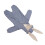 Newborn Blue Jumpsuit Zip Closure Flap Ear 12