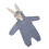 Newborn Blue Jumpsuit Zip Closure Flap Ear 13