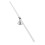 Luxury Clear Towel Bar 60cm 3