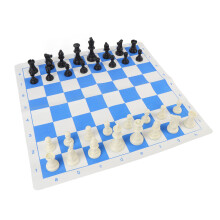 Travel Chess Set Plastic Pieces Kids