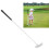 Abnehmbarer Golfputter, 3-teilig, silber, 7