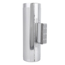 Smooth Metal Guiro with Scraper in Black