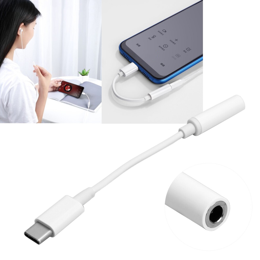 Usb-C To 3.5Mm Audio Adapter For Huawei Xiaomi 7340572801685