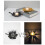 Strong Metal Candle Stand In Maples Leaf Shape Great for-C 6