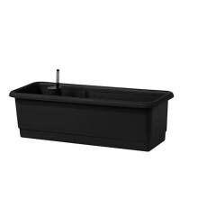 Epoque balcony planter box black 60 cm