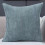 Marineblauw gestreept kussen van 20 inch. 1