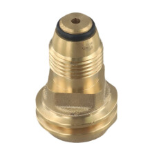 Adaptateur pour réservoir de propane avec vanne en laiton massif QCC11