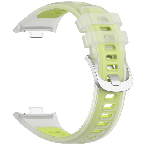 Silicone Band for 10/9/8 Replacement Wrist Strap-Through lime