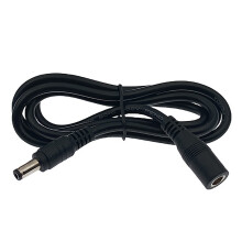 DC5.5X2.1mm man-vrouw stroomverlengkabel 18AWG koperdraad-300 cm