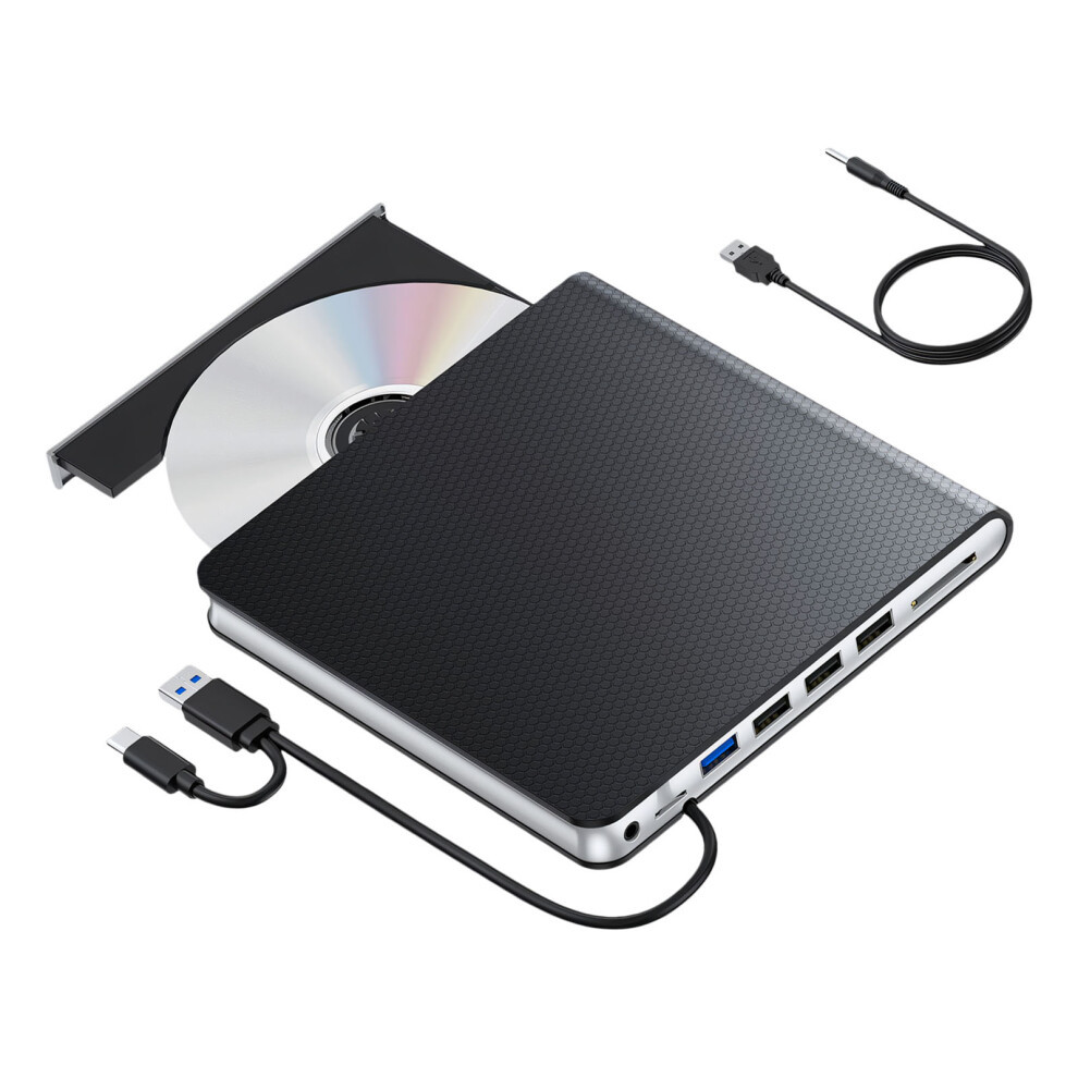 Portable 7 Port External Disc Writer External Disk Drive Usb3.0 7704001207088