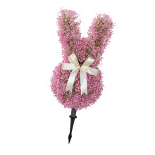 Festival Pink Rabbit Simulation Plant Ground Stake For Party-1