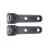 Paar Achterklep Scharnier Cover Plastic-koolstofvezel 1