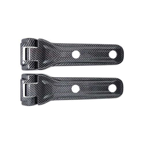 Paar Achterklep Scharnier Cover Plastic-koolstofvezel