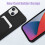 Capa emborrachada à prova de choque compatível com iPhone 14, com compartimento para cartão, azul-marinho líquido. 2