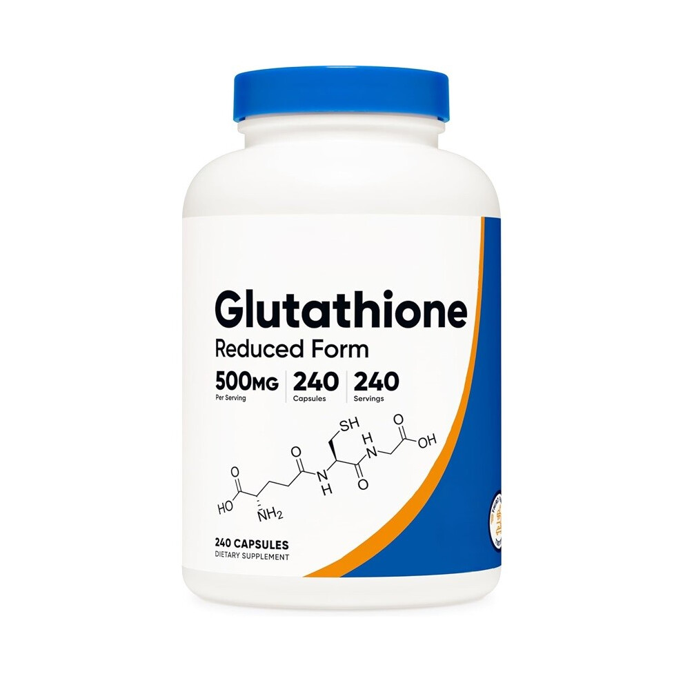 (1pc) Glutathione Capsules 500mg,240 Capsules-Gluten Free,GMO Free