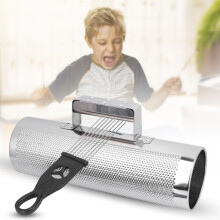 Black Stainless Steel Guiro and Scraper