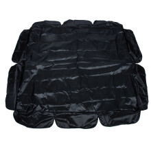 Toldo abatible para exteriores, cubierta antipolvo 190T con revestimiento plateado