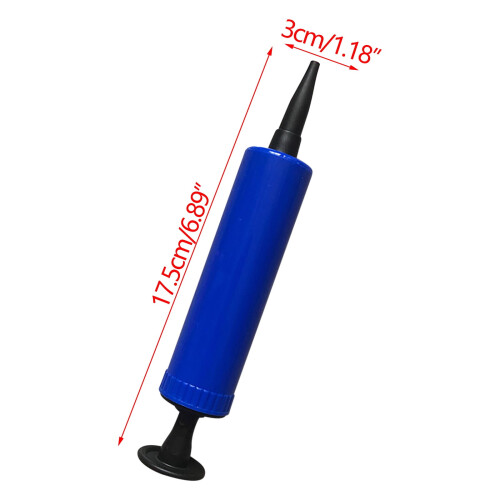 Bärbar handpumpbar ballonguppblåsare mini för semestern