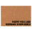Natural Coco Coir Doormat German Shepherd Design 24 x 16 1