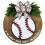 Fleasc Babhta Doras Feirme le Comhartha Fáilte Baseball 1