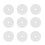 Silicone Ear Nose Lip Piercing Disc Pad 9 Pcs 1