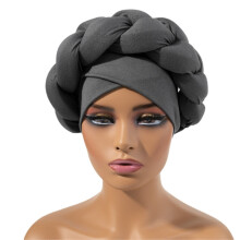 Čelenka s turbanem v boho stylu, polyesterová, jedna velikost