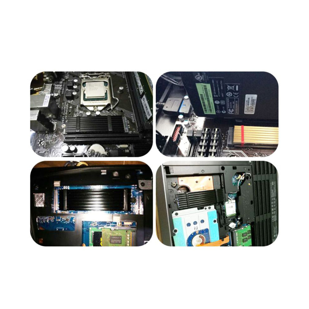 Aluminium M.2 2280 Ssd Heatsink Black 7340572783905