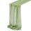 Grüner Chiffon-Tischläufer, 69 x 305 cm 1
