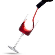 Ensemble de 2 verres à vin rouge en cristal – Design moderne et élancé