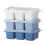 Square Ice Cube Trays Silicone Easy-Release 6-Cavity 3 Pack 1