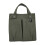 Sac à lunch fourre-tout en toile de polyester verte, taille unique 1