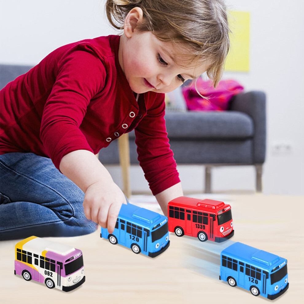 Multicolour Pull Back Buses