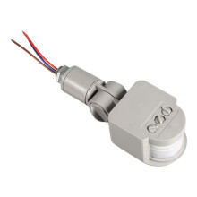 PIR-rörelsesensor ljusströmbrytare grå 90–250V